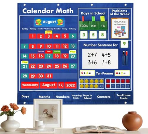Bild mit Taschen für das Klassenzimmer – modulare Materialaktivitäten – Klassenzimmer-Tafel für Jungen, Mädchen, Eltern, Urlaub, Haus, Schule, Kindergarten, Schule