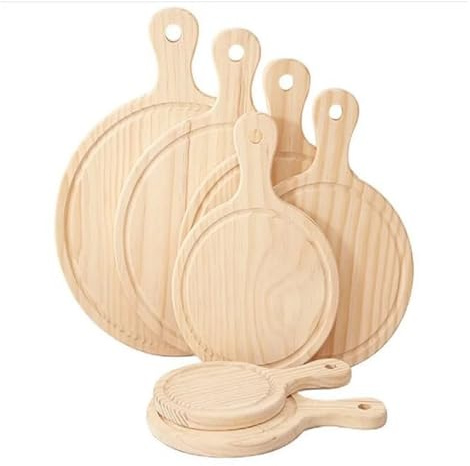 Genérico Plato de pizza madera pino 28 cm (11 pulgadas), 30 (12 y 33 (13 Bandeja colores(11inch (28cm))