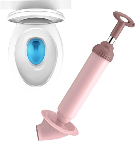 Sbloccatore per WC – strumento per immersione ad aria compressa, tubo igienico, pulitore per scarico 'aria ad alta efficienza | Pulisce rapidamente i tubi intasati per WC, lavabi, cucina e