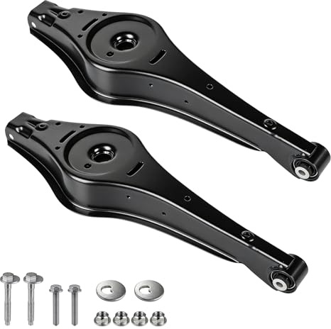 MIGUBIGU 2 PCS Querlenker Hinten Links & Rechts con Schraubensatz | Querlenker Satz Hinterachse Kompatibel mit VW Passat Touran Golf Plus Jetta, Audi A3, Seat Skoda, OE 1K0505311AA, 1K0505311AB