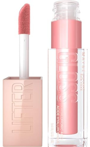 Maybelline Lifter Gloss, Hydrating Lip Gloss with Hyaluronic Acid, Creates Fuller-Looking, Shiny, Moisturised and Plumped Lips, Non-sticky, 006 Reef (Coral)