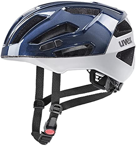 uvex gravel x - säker performancehjälm för dam och herr - individuell storleksanpassning - optimerad ventilation - deep space - silver - 52-57 cm