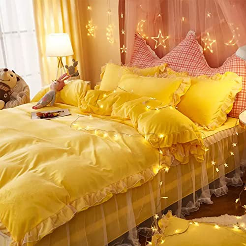 MGHOME Funda Nórdica De Terciopelo De Franela, Funda De Edredón Reversible Ultrasuave Y Esponjosa, Ropa De Cama De Felpa Gruesa De Color Sólido De Lujo para El Invierno(150x200cm(59x79inch), C)