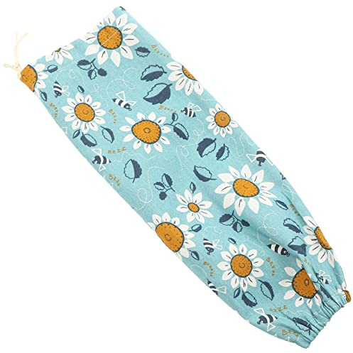 Alipis Soporte De Bolsa De Plástico Bolsa Colgante De Tela De Girasol Dispensador De s De Basura De Montaje En Pared De Basura Reutilizable De Almacenamiento Rústica