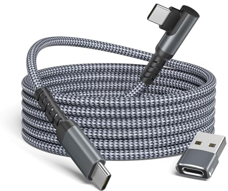 BASESAILOR USB C to USB C 60W Charger Cable 1M with USB Adapter 90 Degree | Fast PD Car Charging Cord for iPhone 17e 16e 16 15 Pro Max,Airpods 4,MacBook,iPad 12th Air 6th 7th Mini 8th Gen,Galaxy S26