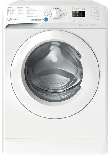 Indesit BWA 81496X WV IT – Lavatrice 8 Kg, Carica Frontale, Libera Installazione, 1400 Giri/min, Classe A, Ciclo PODS, Vapore, 59,5 x 63 x 84,5 cm
