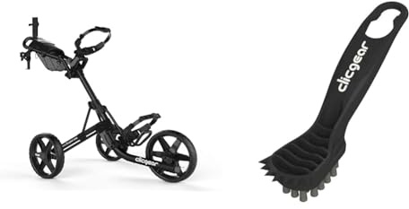 Clicgear Unisex 4.0 4 0 Trolley Black, Black, One Size UK Clicear Club Brush