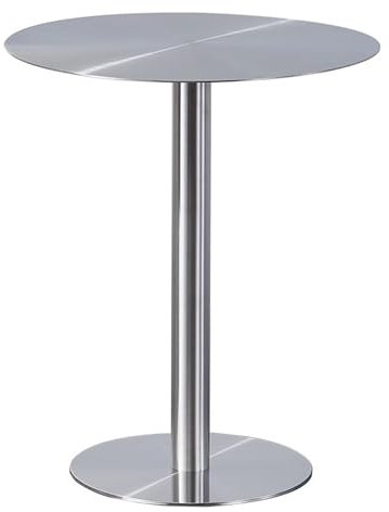 Yopappol Runder Bartisch, hoher Kneipentisch, Cocktailtische für Partys, Kleiner Küchen-Esstisch, Kaffee-Besprechungstisch für Wohnzimmer, Balkon oder Büro (Size : 50x50x75cm)