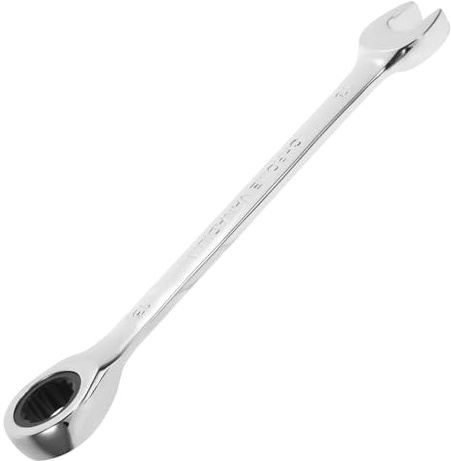 KONTONTY 2pcs Dual Heads Double Offset Ring Spanner Combination Wrench for Mechanics Ratchet Wrench Tool for Workshop Use
