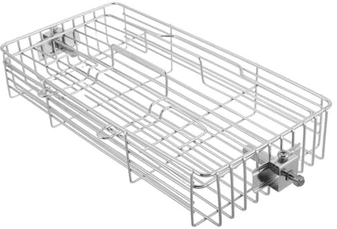 Abaodam Verstellbarer Fischgrillrost Rotisserie-hähnchenflügel-rack Rotisserie-grillzubehör