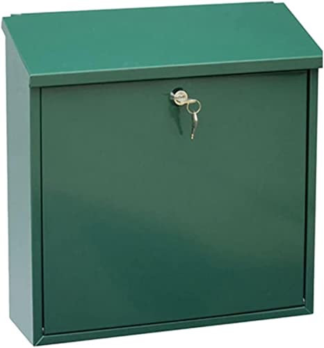 Cassetta delle lettere in acciaio inox, montaggio a parete, cassetta delle lettere in metallo con armadietti per pacchi e forniture postali