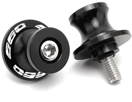 QNXBDKME Brazos oscilantes M8 para Trident 660 2025 2024 2023 2022 2021 Basculante de Deslizadores Tornillos del Soporte Diábolos Accesorios,carretes M8,Adaptador de oscilantes(Negro)