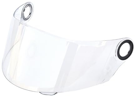 Acouto Motorcycle Helmets Lens Visor Replacement for LS2 FF358 FF396 Anti- Anti-Fog Anti-Scratch with Multiple Colors Fine Toughness High Flexibility (Transparent)