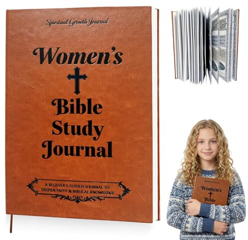 66-Page Bible Study Guide for Women - Year-Long Devotional with Daily Scripture Quotes, Prayer Prompts, Cross-References & Reflection Guides | Faith-Strengthening Christian Gift