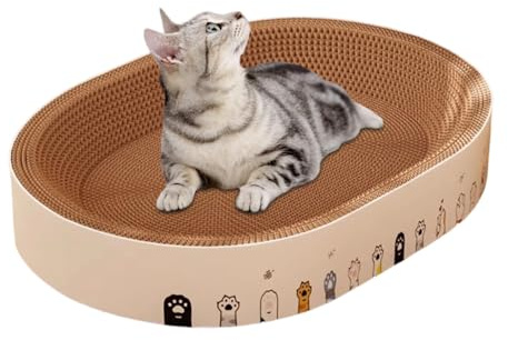 für Katzen - Aktivitätsbrett mit Krallen für den Innenbereich, Spielbett zum Ausruhen | Trainingsfläche aus Wellpappe | Zubehör zum Schutz von Möbeln