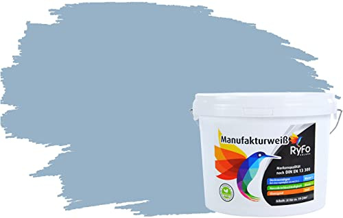 RyFo Colors Manufakturweiß Trend Taubenblau 3l