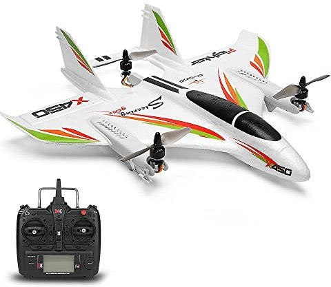s-idee® XK X450 Flugzeug RC Ferngesteuerter Flieger mit 2.4 Ghz