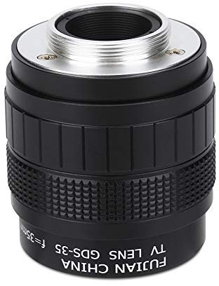 Hakeetaa Obiettivo televisivo per TV a Circuito Chiuso, Accessorio per Fotocamera 35mm f/1.7, Adatto per, per, per, per per Fuji, ECC. Tutti Micro-Singolo