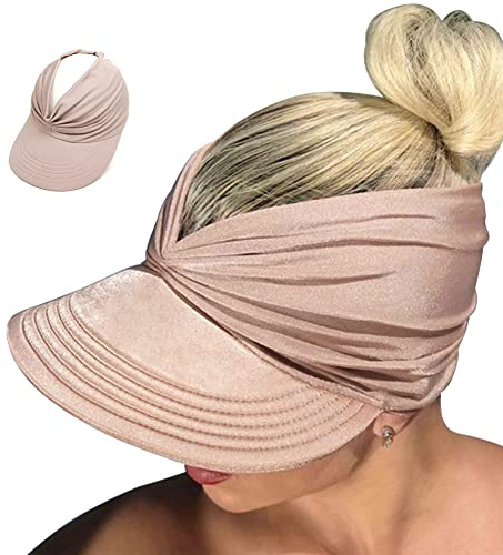 Sun Hats for Women Wide Brim Visor UV Protection Summer Beach Hat for Women Foldable Golf Hats