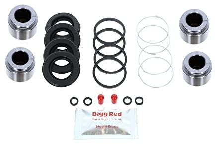 Bigg Red - Brake Caliper Piston Seal Repair Kit - Axle Set, Fits ATE BENDIX Twin 35mm dia Piston Calipers - Compatible with Selected Models
