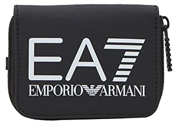 Emporio Armani EA7 Homme Portefeuille Black - White Logo