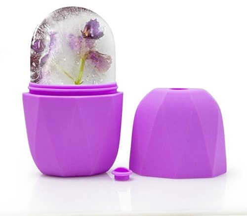 Ice Face Roller Facial Massager - Ice Globes Enhance Glow and Reduce Puffy Eyes - Contour Cube Oil Control Esure Long Lasting Makeup - Face Massage Tool Stick Soothing Heat Therapy