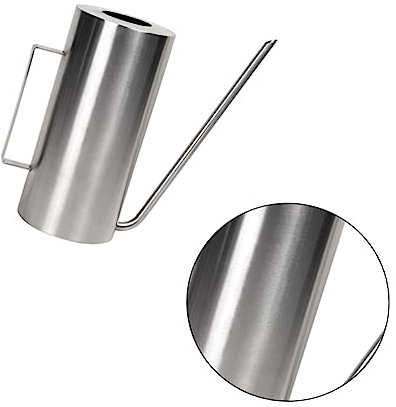 1pc Hervidor de agua de acero inoxidable Regaderas for plantas de interior Regadera decorativa Regadera de interior Regadera grande Herramienta de jardinería de flores Hervidor de riego de metal Jarra