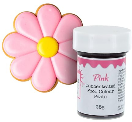 Colour Splash Food Colouring Paste - Pink | 25g | Extra Concentrated | Vibrant Edible Colour For Baking, Colours Fondant, Buttercream, Cake Mix | Edible, Food Safe | No Taste
