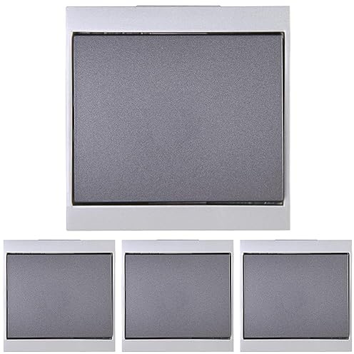 Kopp 620615088 Malta Universalschalter (aus- und Wechsel), anthrazit (Packung mit 4)