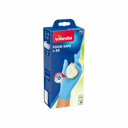 Vileda Einweg-Nitril-Lebensmittelhandschuhe 40 Einheiten