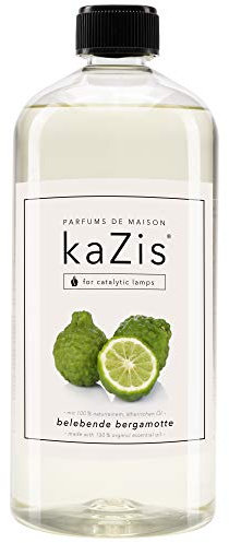 KAZIS® Bergamota, 1 litro, para cada lámpara catalítica, 1000 ml, aroma a habitación