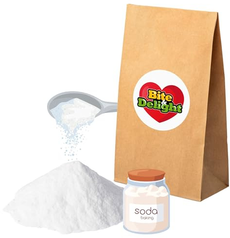 Bite & Delight Backnatron - Natron Pulver - Baking Soda & Backnatron - Deutsche Abfüllung - Lebensmittelqualität - Vielseitig für Backen & Haushalt - Backpulver Großpackung - 10 kg