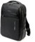 Pierre Cardin 509 MANDY01 - Mochila grande para ordenador portátil para hombre, color negro, talla L, negro, L, Moderna, elegante y minimalista