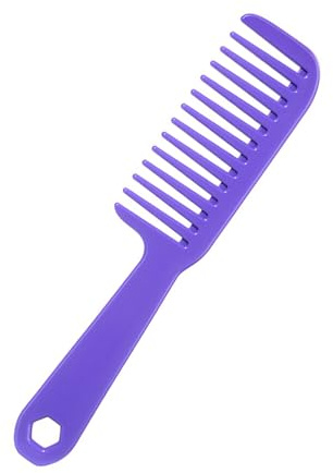 Peigne à cheveux pratique à long manche large pour démêler facilement le peigne de coiffure, outil de coiffure pour femme