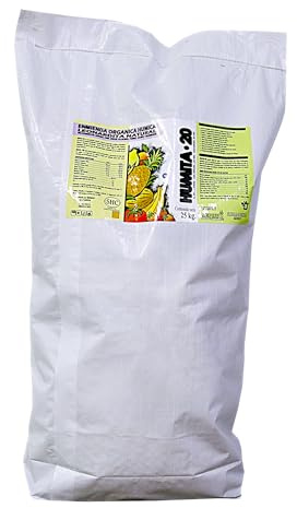 HUMITA 20 - Leonardita en Polvo | Fuente de Ácidos Húmicos y Fúlvicos | Rico en Microelementos | Fertilizante extraído de leonardita | Saco 25kg