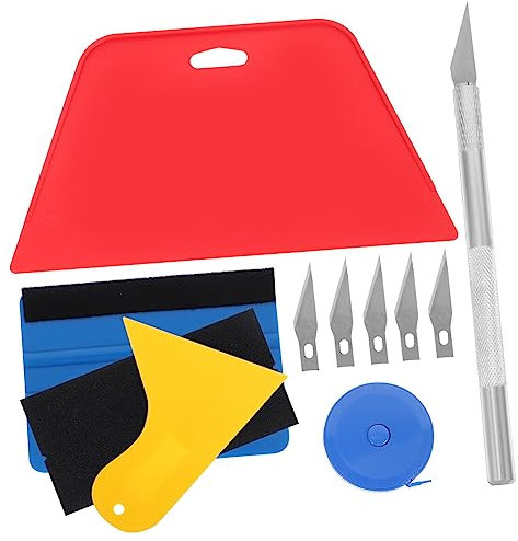 Lurrose Strumenti Per Carta Da Parati Rimovibile Strumenti Per Lisciatura Della Carta Da Parati Spatola in Plastica Per Applicazione Della