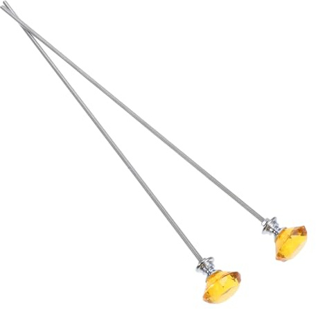 Ciieeo 2 Pezzi Fairy Wand Garden Stakes con Riflettente Supporti in Metallo Decorativi per Piante da ed per Progetti DIY e Abbellimento Patio