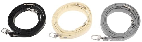 Milisten 3 Piezas Correas Ajustables para Bolso Repuestos Desmontables para Bandolera y Bolso Cruzado Correas para Cambio Rápido y Uso Diario