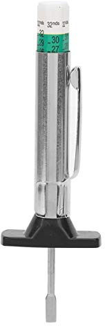 OVAQUIXI Tire Tread Depth Gauge, Universal Digital Car Tyre Measuring Tool 0 25mm with Pocket Clips, for All Vehicle Tires (Bicolor)
