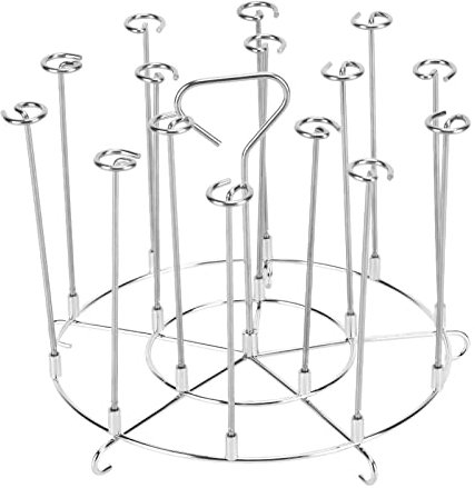 Soporte de Pinchos 304 Soporte de Pinchos Verticales de Acero Inoxidable Conjunto Multifunción Rejilla de Deshidratación Freidora de Aire Accesorios para Freidora para Pinxia(8QT)