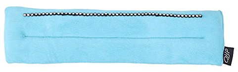 ARBO-INOX Nasenriemenunterlage mit Strass weiches Nasenpolster aus Frottee (COB VOLLBLUT, Sky)
