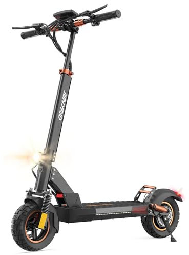 Electric Scooter Adult, iENYRID M4 Pro S+ E Scooter Up to 30 Miles Long Range, 3 Speed Mode Adjustable,LCD Display Double Braking System,Foldable & Portable, Black