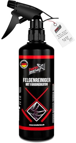 NanoBorTeX High-Performance Profi Felgenreiniger mit Wirkindikator Bürstenloses Reinigung Zeit und Geld Sparen Kraftvoll NanoBorX