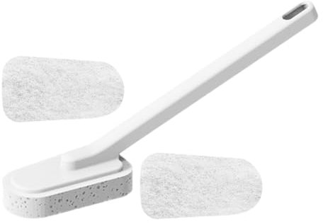 iplusmile Tub Cleaning Brush Bathroom Floor Sweep Brush Power Scrubber Toilet Cleaner for Indoor Bathroom Accessories