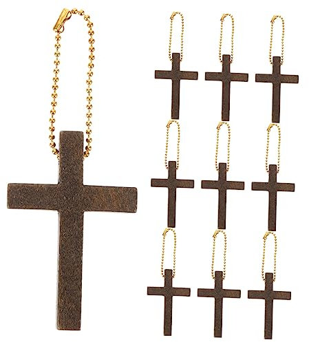 SHINEOFI 40stücke Kreuz Schlüsselanhänger Charms Für Handwerk Religiöse Dekoration Geschenkidee Für Und Familie