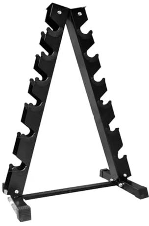 Kurzhantel Rack KR1 Hantelständer Hantelablage mit 6 Ebenen schwarz
