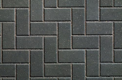 Generic Charcoal Concrete Block Paving, 200mm x 100mm x 50mm, Pack of 488 Blocks, Covers 9.76 sq.m