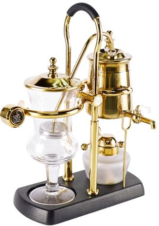 XDTKJDZ Cafetera Eléctrica De Sifón, Cafetera De Sifón, Acero Inoxidable 304, Cafetera De Sifón De Equilibrio Conveniente, Cafetera De Vacío para Bar, Oficina, Cocina, Hotel