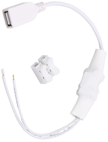 WWHJR Adaptateur d'alimentation 220 V vers 5 V/1 A Connexion USB Solution de charge domestique Petit convertisseur de puissance 5 W Facile à transporter pour appareils photo ABS + métal