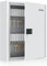 Uniclife Gabinete de llaves ranurado de 60 posiciones con cerradura de combinación reajustable, caja de almacenamiento de seguridad digital blanca organizador de llaves de acero con estantes